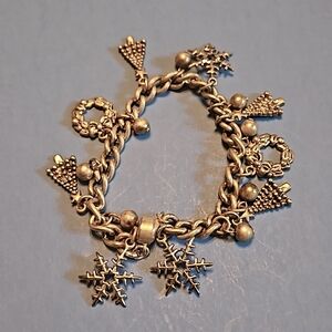 Christmas charm bracelet
